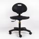 Polyurethane ESD Cleanroom Chairs With Backrest , ESD Safe Lab Chairs