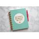 Meaningful Gift Disc Bound Notebook Plastic / Coated Paper Cover Material