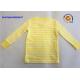 Size  Customized Plain Baby Clothes Stripe Long Sleeve Kids Pajama Tops