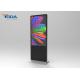 350cd/m2 Floor Standing Advertising Display Digital Signage 1080P LAN Network