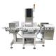 High speed combined metal detection and checkweigher machine for metal detection and weight sorting process