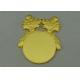 80 mm 3D Die Cast Medals Of Clown For Carnival , Zinc Alloy With Misty Gold Plating