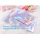 Bagease Holographic Shinny Mylar bags Eyelash Kit Cosmetic Packaging Bag self