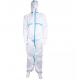 Breathable Latex Free Disposable Protective Coverall Eco Friendly With Hood