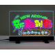 Flashing Illuminated Erasable Neon LED Writing Board Menu Table Sign with Controller LED Message Board Display LED Sign