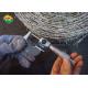 2.5 Mm Barbed Wire , Diameter 1.57mm 1.8mm Security Fence Razor Wire