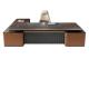 Modern Office Furniture 50mm Table Top Thickness Executive Wooden Desk with Drawers