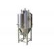 Malt Fermenting Conical Beer Fermenter , Stainless Fermenter Equipment