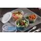 disposable cornstarch convenience takeaway plastic food bowl,BPA free bamboo fiber plastic food bowl with FDA, fast food