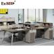 Staff Modular Cubicle Workstation , Modern Office Desk Workstation