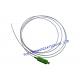 OEM G.652D White Fiber Optic Pigtail Simplex For Telecommunication Network