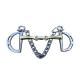 Jointed Mouth Stainless Steel Horse Bits for Solid Mouth Parts in Harness