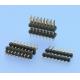 Dual Body Pin Headers Pcb Board Connector 1 / 2 / 3 Rows Rated UL94 V-0