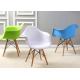 Carefully Crafted Wooden Leg Dining Chair , Plastic And Wood Dining Chairs