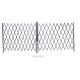 Bi Fold Industrial Steel Folding Security Gates , Warehouse Retractable Security Gate