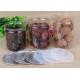 PET Tube Cans Clear Pet Jars Aluminum Easy Open End For Tea / Coffee