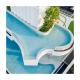 Pool Aupool Clear Transparent PMMA Panel Above Ground Acrylic Outdoor Swimming Pool
