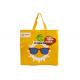 Yellow Woven Carry Bags Handle Type With Your Own Logo OEM / ODM Accepted