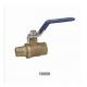 Brass forging Ball Valve 10009 with shotting brass color 600PSI (male-female)
