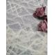 3D Flower Sequin Embroidered Fabric Bridal Net Tulle Lace Fabric with Sequin