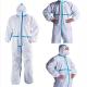 Full Body Protection Suit Rubber Seal Disposable Isolation Gowns