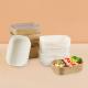 Leakproof Kraft Paper Packaging Lunch Box Grease Resistant Nontoxic