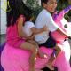 Hansel amusement games 4 wheels electric walking stuffed animals bike