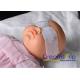 Sterilized White Neonatal Phototherapy Eye Mask For Baby Vision Protection