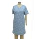 Print Single Jersey Ladies Night Dresses Sleepwear Summer Cotton Nightgowns