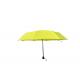 Yellow Ladies Self Folding Umbrella , Fold Away Umbrella Manual Open Close