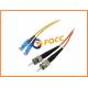Home Fiber Optic Network Cable 2.0mm Multi - mode Duplex E2000-ST Patch Cord PVC
