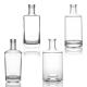 Super flint glass Customized logo 750ml 700ml popular style rum vodka whisky tequila gin glass bottle with cork