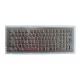 Vandal Resistant Panel Mount Keyboard Industrial Metal Keyboard For Information Kiosk