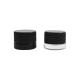 Clear White Black Cannabis Concentrate Jars Child Resistant Glass Wax Jar