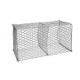 4mm Anti Rust Galvanized Gabion Baskets 8x10cm Heavy Duty