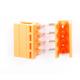 RD HT3.96R 3.96 pitch 300V 10A plug in terminal type male pin type orange color