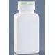 200g Square Plastic Bottle Container For Disinfection Tablet Powder Flip Over Lid