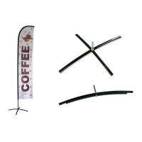 Coffee Advertising Flags And Banners , Sport Event Vertical Flag Banners