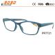 Hot sale style  reading glasses with plastic hinge ,suitable for men and women,pattern on the frame and  temple