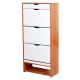 MDF Melamine Height 147cm Woodwork Shoe Cabinet 0.097m3 CBM