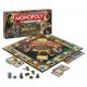 Wooden Friends Monopoly Board Game Lamination Varnish With Miniatures ISO9001