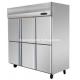 0 ~ 10°C - 18°C~ -20°C Commercial Upright Refrigerator One Layer Shelf Inside