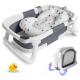 Anti Mold Newborn Baby Bathtub Set Collapsible Bath Tubs  60.5*43*20.5cm