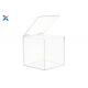 Retail Store 5 Sided Acrylic Display Case Box With Hinged Lid For Candy Bin