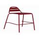 Manual Outdoor Garden Patio Steel Chair Customized 19mm Tube