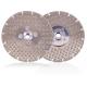 Electroplated Diamond Stone Cutting Blades With Triangle Protection