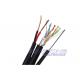 FTP CAT5E Outdoor Security Camera Cables 24 AWG Bare Copper with Messenger