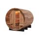 Family Healthcare 4 Person Barrel Sauna Wood Cedar Outdoor Sauna Room