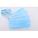 Protective Blue 3 Ply Disposable Face Mask Filter Fabric Soft Comfortable
