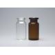 8ml Clear And Brown Medicine Mini Glass Vial Container